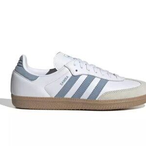 Adidas Samba | Light Blue & White